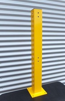 Geländer X-Line  Ständer 1000 mm   gelb  RAL 1003